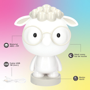 Lampada LED per bambini a forma di pecorella (GSC 202800006) - Product Image 5
