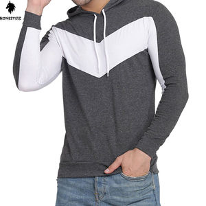 เสื้อฮู้ดแบบสวมหัวสำหรับผู้ชายเสื้อกันหนาวผ้าฝ้ายโพลีเอสเตอร์ผ้าเทอร์100% สีพื้นลำลองออกแบบได้ตามต้องการสำหรับฤดูหนาว - Product Image 4