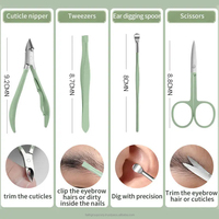 Nouveau kit d'instruments de beauté 18 pièces, coupe-ongles professionnel en acier inoxydable, Kit de toilettage de voyage, ensemble manucure et pédicure