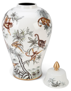 Ustensiles de cuisine de couleur blanche Pot de gingembre de luxe Design moderne Vente en gros Pot de gingembre de meilleure qualité à prix compétitif Stockage des aliments - Product Image 3