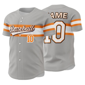 Camiseta de Béisbol para Hombre, Mujer y Jóvenes, con Estampado por Sublimación, Tallas S-5XL, Camiseta de Béisbol Extra Grande, OEM - Product Image 1