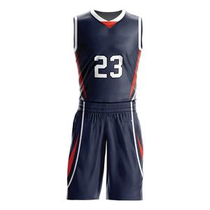 Conjuntos de Camiseta y Pantalones Cortos de Baloncesto Antibacterianos de Secado Rápido de Primera Calidad, Diseño Personalizado con Logotipo y Nombre del Equipo, Uniformes Transpirables de Poliéster - Product Image 1