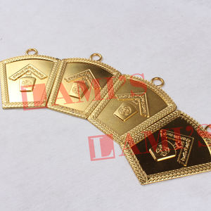 Meilleur matériau or marque passé collier bijou sur mesure maçonnique Regalia poitrine étiquettes bijou - Product Image 5