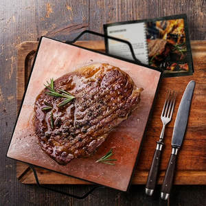 Placa de parrilla de sal del Himalaya de embalaje personalizado de alta calidad 2x8x12 pulgadas porosidad sólida hecha en Pakistán - Product Image 2