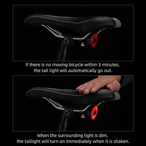 Luz Trasera Inteligente JOHORSE con Sensor de Frenado, Impermeable IPX5, LED, Aluminio CNC, Recargable por USB, 7 Modos, para Bicicleta de Montaña y Carretera - Product Image 4