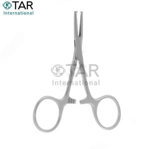 Micro Mosquito Hemostático Fórceps Recto 1x2 Dientes 10,0 cm Pinza quirúrgica Acero inoxidable Cirugía Sangre Instrumentos médicos - Product Image 6