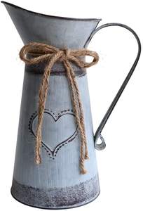 Jarra de agua con forma de arena de hierro galvanizado más vendida con cúpula de perforación Salai y jarra de almacenamiento de agua de artículo decorativo de jardín - Product Image 5