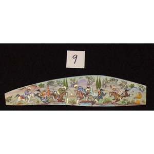 Miniature d'art mural persan sur os, peinture d'art fine faite à la main, prête pour la décoration de la maison, 9 X 2 Abcpm0162 - Product Image 1