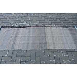 Turkish Vintage <b>Runner</b> <b>Rug</b> 2.6x7.6 ft (79x232 cm), Gray Floral Kilim <b>Rug</b> - Product Image 3