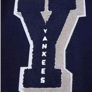 Haute qualité hommes Style décontracté col montant Letterman Varsity veste coupe-vent hiver chaud 100% coton prix raisonnable - Product Image 3