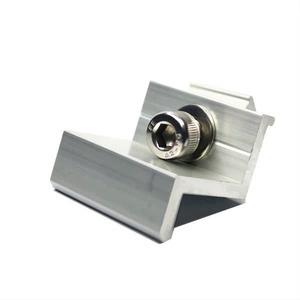 Competitive Price Solar Panel Mounting Design End Clamp Manufacturer Aluminum Profile Accessory Solar <b>Frame</b> Type - Product Image 1