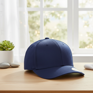 Gorra Ajustada de Mezclilla Resistente con Múltiples Paneles, Logotipo Bordado Deportivo, Decoración de Cadena Urbana sin Costuras, Transpirable, Impermeable, para Golf - Product Image 4