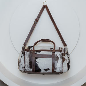 Grand sac de voyage fait à la main nouveau sac de week-end personnalisé en cuir de vachette pleine fleur pour les vacances - Product Image 5