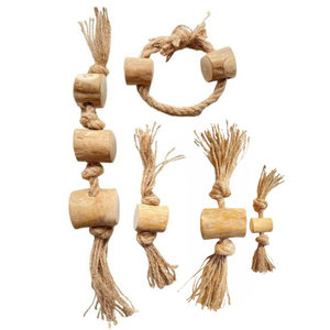 100% nuevo respetuoso con el medio ambiente para mascotas como perros, gatos, hámsteres,... 100% Nuevo Material Natural COFFEE WOOD TUG Exportación de Vietnam - Product Image 1