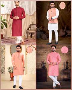 Nuevo aspecto atractivo Ropa de recepción Camisa de manga larga de algodón Listo para usar Precio de ritmo barato Fabricación al por mayor Ropa étnica Apparelgarment - Product Image 3