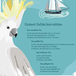 Carte du monde moderne pour enfants XL, grand affiche colorée représentant notre monde - Product Image 3