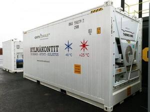 40FT Reefer <b>Container</b> <b>Refrigerated</b> Shipping <b>Container</b> Cold Chain Transport Unit With Carrier Engine - Product Image 1