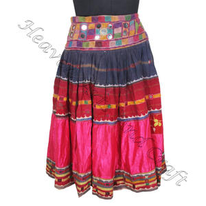 Falda con cordón bordada Banjara Vintage Real, hermosa falda Kutchi Vintage rara, arte hecho a mano, faldas para mujer, regalo para ella - Product Image 6