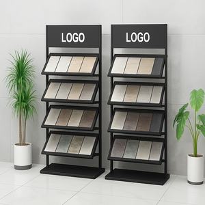 Exhibidores de Azulejos Deslizantes de Metal Personalizados de Primera Calidad, Fácil Montaje para Uso en Exteriores, Paneles Múltiples para Azulejos de Piso/Pared - Product Image 1