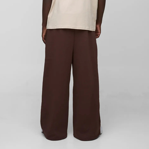 Pantalon surdimensionné pour hommes 100% coton de haute qualité StreetWear décontracté poids lourd personnalisé lavé Baggy pantalon de survêtement pour hommes - Product Image 2