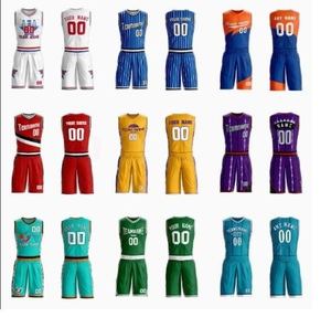 Uniforme de baloncesto del mejor diseño del servicio del OEM para los hombres y uniforme de baloncesto de entrenamiento de secado rápido de la impresión de la sublimación - Product Image 5