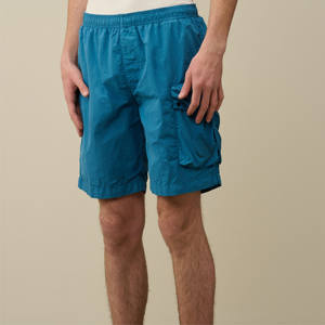 Short de bain Cargo 100% coton pour hommes à la mode avec poches motif de plage short de plage solide XS pour la natation tenue décontracté teint uni - Product Image 1