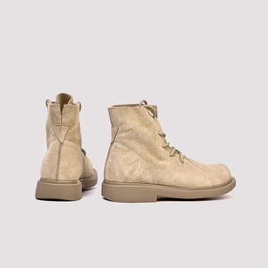 Chaussures de travail en cuir de vache durable avec doublure anti-odeur et absorption des chocs, chaussures décontractées pour hommes, chaussures de tous les jours - Product Image 3