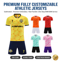 Camiseta de Fútbol Retro Sublimada Personalizada con Transferencia Térmica, Malla de Poliéster con Logotipo