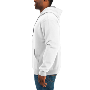 Venta al por mayor 100% algodón hombres pulóver sudaderas con capucha logotipo personalizado bordado sólido térmico polar invierno con capucha estilo OEM servicio - Product Image 3
