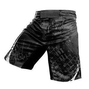 Nouveau modèle populaire Dernier style Shorts MMA pour homme respirants à séchage rapide Logo personnalisé Matériel de boxe imprimé par sublimation Cordon de serrage - Product Image 3