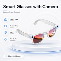 Lunettes Intelligentes avec Caméra, Vidéo 2K, Assistant IA, Étanchéité IP66, Contrôle Tactile, Fabricant OEM ODM