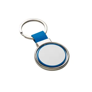 Portachiavi Girevole Personalizzato in PU, Gadget Promozionali per Moschettoni e Portachiavi - Product Image 1