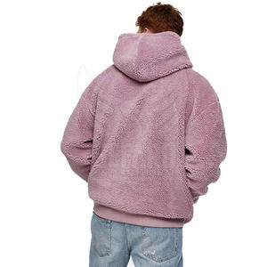 Marca Privada Algodón Mezclado Hombres Polar Fleece Sudaderas Durable Low MOQ Hombres Polar Fleece Hoodies - Product Image 4