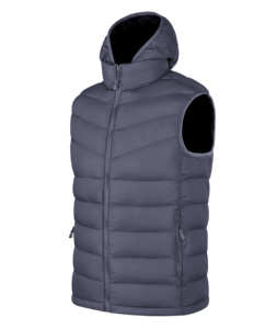 2024-25, chaleco acolchado sin mangas Reversible para hombre, nuevo diseño, logotipo personalizado, calentador de cuerpo de invierno, cuello levantado, ropa exterior de moda - Product Image 2