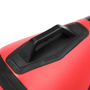 Balsa Salvavidas de PVC Roja y Negra de 7.5 pies, Capacidad de 180 kg, para Deportes Acuáticos y Situaciones de Emergencia - Product Image 2