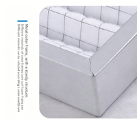 Filtre purificateur d'air primaire en plaque de fibres synthétiques personnalisé, efficacité 95%, porosité 3m, température maximale 175F pour la gestion de l'air CVC