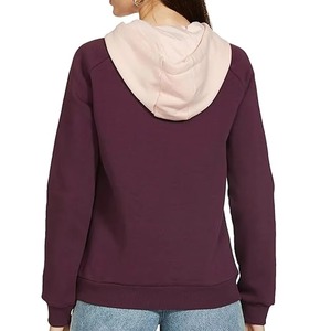 Sudadera con capucha de lana de algodón de calidad superior para mujer, cómoda con estampado de soplo personalizado, logotipo bordado en la parte delantera, último diseño de invierno - Product Image 2