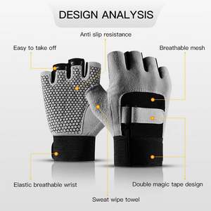 GAF Fitness Gants d'haltérophilie avec support de poignet Gants d'haltérophilie personnalisés pour hommes et femmes Gants de gymnastique - Product Image 5