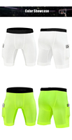 Pantalon d'entraînement de compression à cinq poches personnalisé séchage rapide haute élasticité imperméable Marathon course à pied cyclisme sport taille élastique