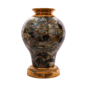 Florero de latón de diseño antiguo decoración del hogar acabado decoración interior de lujo para el hogar precio de fábrica Material de alta calidad - Product Image 2