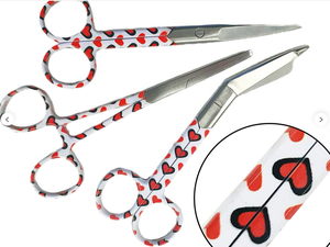 Ensemble de ciseaux pour infirmières en acier inoxydable, ciseaux à pansements pour la coupe de pansements médicaux avec embout de sécurité arrondi, 30g - Product Image 2