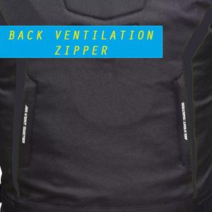 Veste de moto légère, homologuée CE, protection niveau 2, imperméable, respirante, coupe-vent, grande taille - Product Image 4