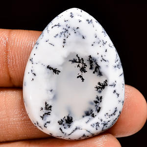 Lote al por mayor de cabujones de ópalo dendrítico natural, piedras preciosas sueltas pulidas de color rojizo rosado de 26-53 mm, varias formas, incluyendo ovaladas - Product Image 4