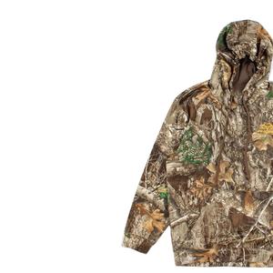 Nueva sudadera térmica de lujo para camping, con estampado de camuflaje de algodón grueso bordado y estampado de árbol real de la selva, para caza, al por mayor. - Product Image 2