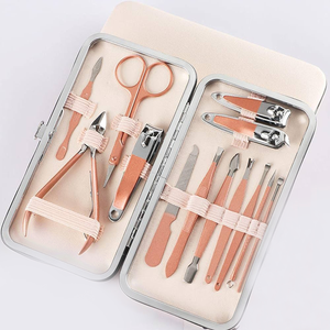 Outil de beauté multifonctionnel pour les ongles Set de coupe-ongles en acier inoxydable Set de manucure Soins du visage, des mains et des pieds - Product Image 3