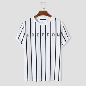 Camisetas transpirables para hombre Proveedor OEM Estilo informal Opciones de logotipo personalizado disponibles en algodón y telas mezcladas - Product Image 1