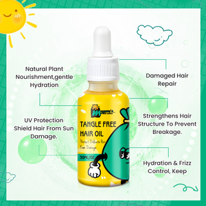 <span class=keywords><strong>Aceite</strong></span> orgánico antiestático para el cabello <span class=keywords><strong>de</strong></span> bebé, aroma personalizado, protección UV y humedad profunda - Product Image 3