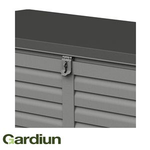 Baúl de Jardín de Resina de 390L con Asiento y Amortiguadores |   Artículos para Jardín Exterior |   Producto Listo para Enviar desde España - Product Image 3