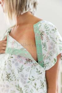 2023 robe de patient vêtements en gros réutilisable polyester/coton demi et robe d'hôpital patient à manches longues - Product Image 5