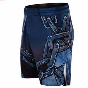 Short de combat MMA sublimé, design personnalisé, tissu léger, arts martiaux mixtes, entraînement, sparring, homme adulte, imprimé, lavé, extensible - Product Image 4